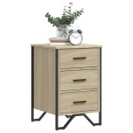 vidaXL Noptieră, stejar sonoma, 40x41x60 cm, lemn prelucrat vidaXL Noptieră, stejar sonoma, 40x41x60 cm, lemn prelucrat