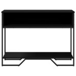 vidaXL Măsuță consolă, negru, 100x35x74,5 cm, lemn prelucrat vidaXL Măsuță consolă, negru, 100x35x74,5 cm, lemn prelucrat
