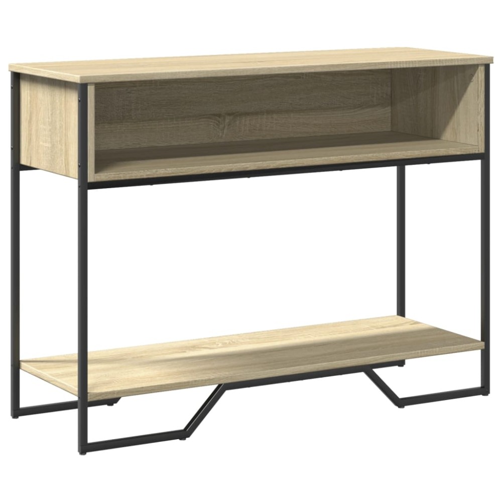 vidaXL Măsuță consolă, stejar sonoma, 100x35x74,5 cm, lemn prelucrat