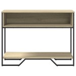 vidaXL Măsuță consolă, stejar sonoma, 100x35x74,5 cm, lemn prelucrat vidaXL Măsuță consolă, stejar sonoma, 100x35x74,5 cm, lemn prelucrat
