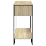 vidaXL Măsuță consolă, stejar sonoma, 100x35x74,5 cm, lemn prelucrat vidaXL Măsuță consolă, stejar sonoma, 100x35x74,5 cm, lemn prelucrat