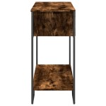 vidaXL Măsuță consolă, stejar fumuriu, 100x35x74,5 cm, lemn prelucrat vidaXL Măsuță consolă, stejar fumuriu, 100x35x74,5 cm, lemn prelucrat