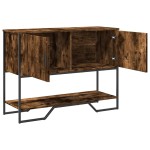 vidaXL Măsuță consolă, stejar fumuriu, 100x35x74,5 cm, lemn prelucrat vidaXL Măsuță consolă, stejar fumuriu, 100x35x74,5 cm, lemn prelucrat