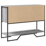 vidaXL Măsuță consolă, gri sonoma, 100x35x74,5 cm, lemn prelucrat vidaXL Măsuță consolă, gri sonoma, 100x35x74,5 cm, lemn prelucrat