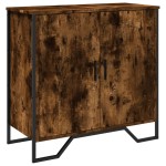 vidaXL Dulap, stejar fumuriu, 78x35,5x74,5 cm, lemn prelucrat
