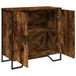 vidaXL Dulap, stejar fumuriu, 78x35,5x74,5 cm, lemn prelucrat