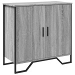 vidaXL Servantă, gri sonoma, 78x35,5x74,5 cm, lemn compozit