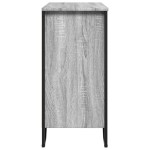 vidaXL Servantă, gri sonoma, 78x35,5x74,5 cm, lemn compozit