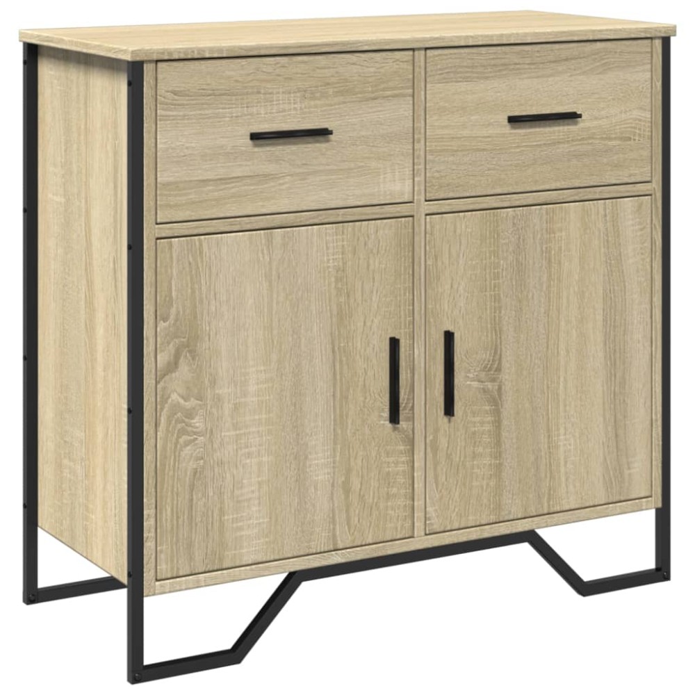 vidaXL Dulap, stejar sonoma, 79,5x35,5x74,5 cm, lemn prelucrat