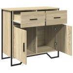 vidaXL Dulap, stejar sonoma, 79,5x35,5x74,5 cm, lemn prelucrat