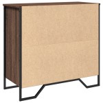 vidaXL Dulap, stejar maro, 79,5x35,5x74,5 cm, lemn prelucrat
