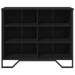 vidaXL Dulap, negru, 91x35,5x74,5 cm, lemn prelucrat