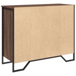 vidaXL Dulap, stejar maro, 91x35,5x74,5 cm, lemn prelucrat