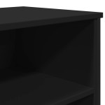 vidaXL Dulap, negru, 101x35,5x74,5 cm, lemn prelucrat