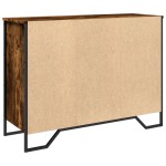vidaXL Dulap, stejar fumuriu, 101x35,5x74,5 cm, lemn prelucrat vidaXL Dulap, stejar fumuriu, 101x35,5x74,5 cm, lemn prelucrat