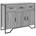 vidaXL Dulap, gri sonoma, 97x32,5x74,5 cm, lemn prelucrat