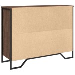 vidaXL Dulap, stejar maro, 97x32,5x74,5 cm, lemn prelucrat