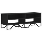 vidaXL Dulap TV, negru, 122x34x41 cm, lemn prelucrat