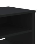 vidaXL Dulap TV, negru, 122x34x41 cm, lemn prelucrat