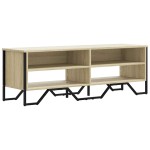 vidaXL Dulap TV, stejar sonoma, 122x34x41 cm, lemn prelucrat vidaXL Dulap TV, stejar sonoma, 122x34x41 cm, lemn prelucrat