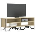 vidaXL Dulap TV, stejar sonoma, 122x34x41 cm, lemn prelucrat vidaXL Dulap TV, stejar sonoma, 122x34x41 cm, lemn prelucrat