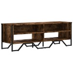 vidaXL Dulap TV, stejar fumuriu, 122x34x41 cm, lemn prelucrat