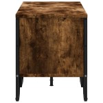 vidaXL Dulap TV, stejar fumuriu, 122x34x41 cm, lemn prelucrat