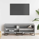 vidaXL Dulap TV, gri sonoma, 122x34x41 cm, lemn prelucrat