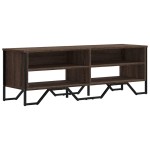 vidaXL Dulap TV, stejar maro, 122x34x41 cm, lemn prelucrat vidaXL Dulap TV, stejar maro, 122x34x41 cm, lemn prelucrat