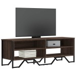 vidaXL Dulap TV, stejar maro, 122x34x41 cm, lemn prelucrat vidaXL Dulap TV, stejar maro, 122x34x41 cm, lemn prelucrat