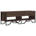 vidaXL Dulap TV, stejar maro, 122x34x41 cm, lemn prelucrat vidaXL Dulap TV, stejar maro, 122x34x41 cm, lemn prelucrat