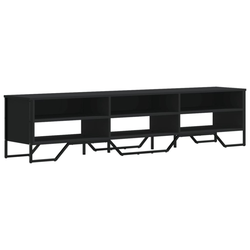 vidaXL Dulap TV, negru, 180x34x41 cm, lemn prelucrat