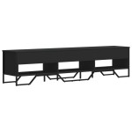 vidaXL Dulap TV, negru, 180x34x41 cm, lemn prelucrat vidaXL Dulap TV, negru, 180x34x41 cm, lemn prelucrat