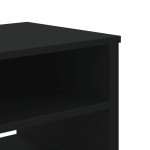 vidaXL Dulap TV, negru, 180x34x41 cm, lemn prelucrat vidaXL Dulap TV, negru, 180x34x41 cm, lemn prelucrat