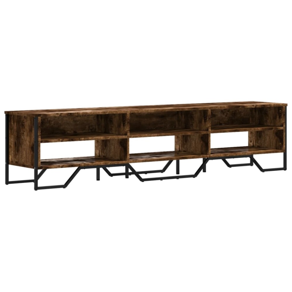 vidaXL Dulap TV, stejar fumuriu, 180x34x41 cm, lemn prelucrat