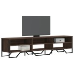vidaXL Dulap TV, stejar maro, 180x34x41 cm, lemn prelucrat vidaXL Dulap TV, stejar maro, 180x34x41 cm, lemn prelucrat