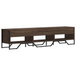 vidaXL Dulap TV, stejar maro, 180x34x41 cm, lemn prelucrat vidaXL Dulap TV, stejar maro, 180x34x41 cm, lemn prelucrat
