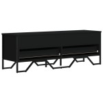 vidaXL Dulap TV, negru, 122x34x41 cm, lemn prelucrat