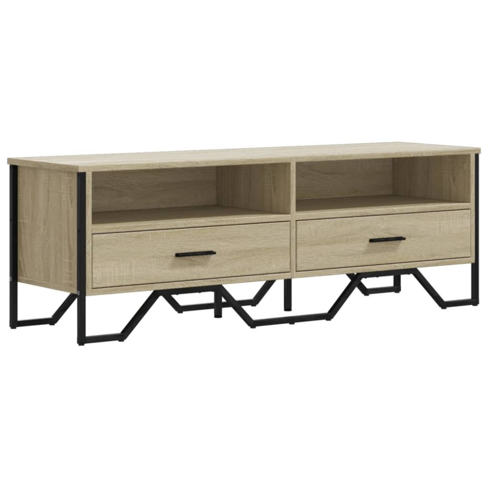 vidaXL Dulap TV, stejar sonoma, 122x34x41 cm, lemn prelucrat