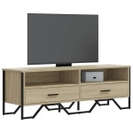 vidaXL Dulap TV, stejar sonoma, 122x34x41 cm, lemn prelucrat vidaXL Dulap TV, stejar sonoma, 122x34x41 cm, lemn prelucrat