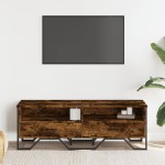 vidaXL Dulap TV, stejar fumuriu, 122x34x41 cm, lemn prelucrat
