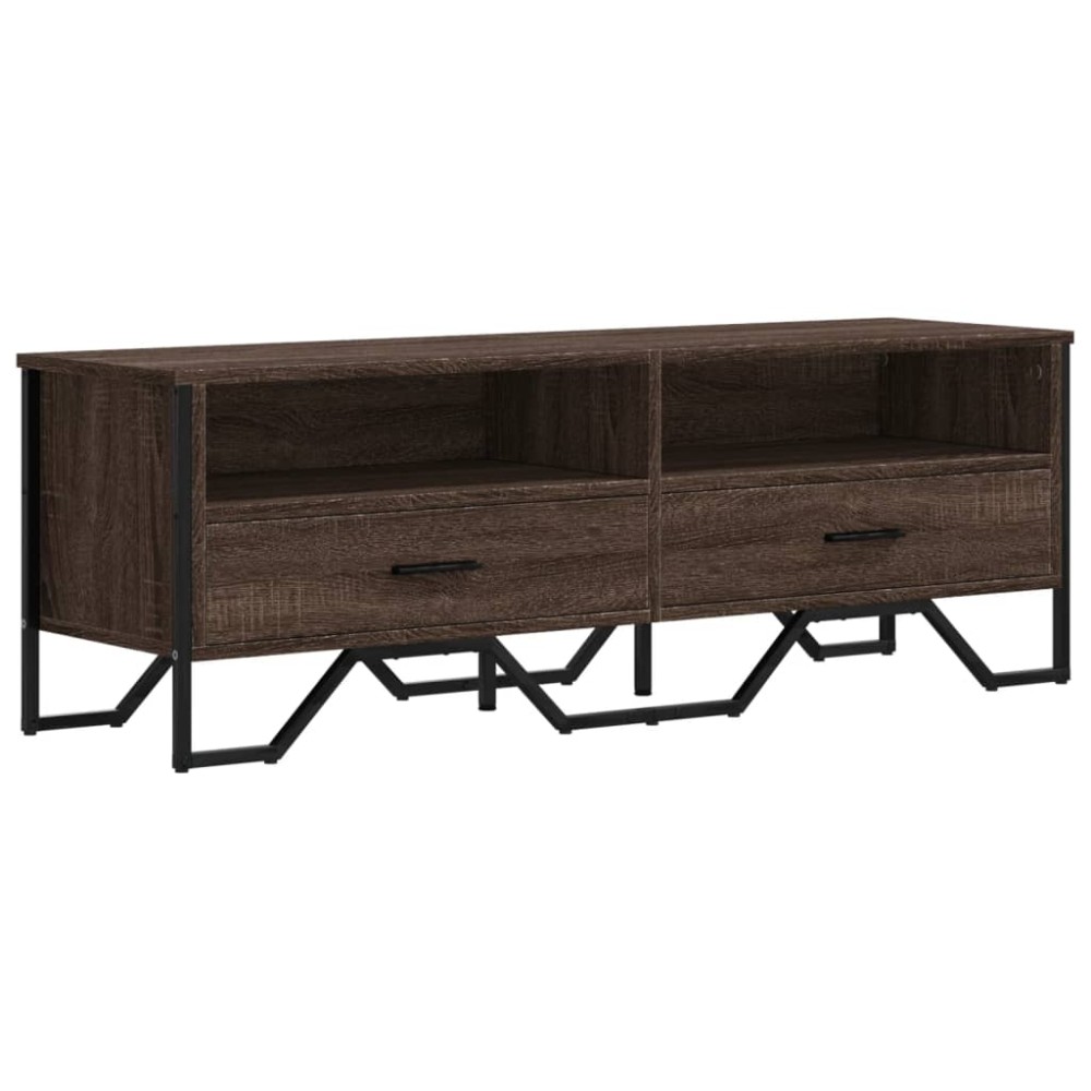 vidaXL Dulap TV, stejar maro, 122x34x41 cm, lemn prelucrat