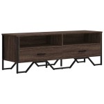 vidaXL Dulap TV, stejar maro, 122x34x41 cm, lemn prelucrat vidaXL Dulap TV, stejar maro, 122x34x41 cm, lemn prelucrat