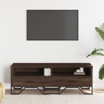 vidaXL Dulap TV, stejar maro, 122x34x41 cm, lemn prelucrat vidaXL Dulap TV, stejar maro, 122x34x41 cm, lemn prelucrat