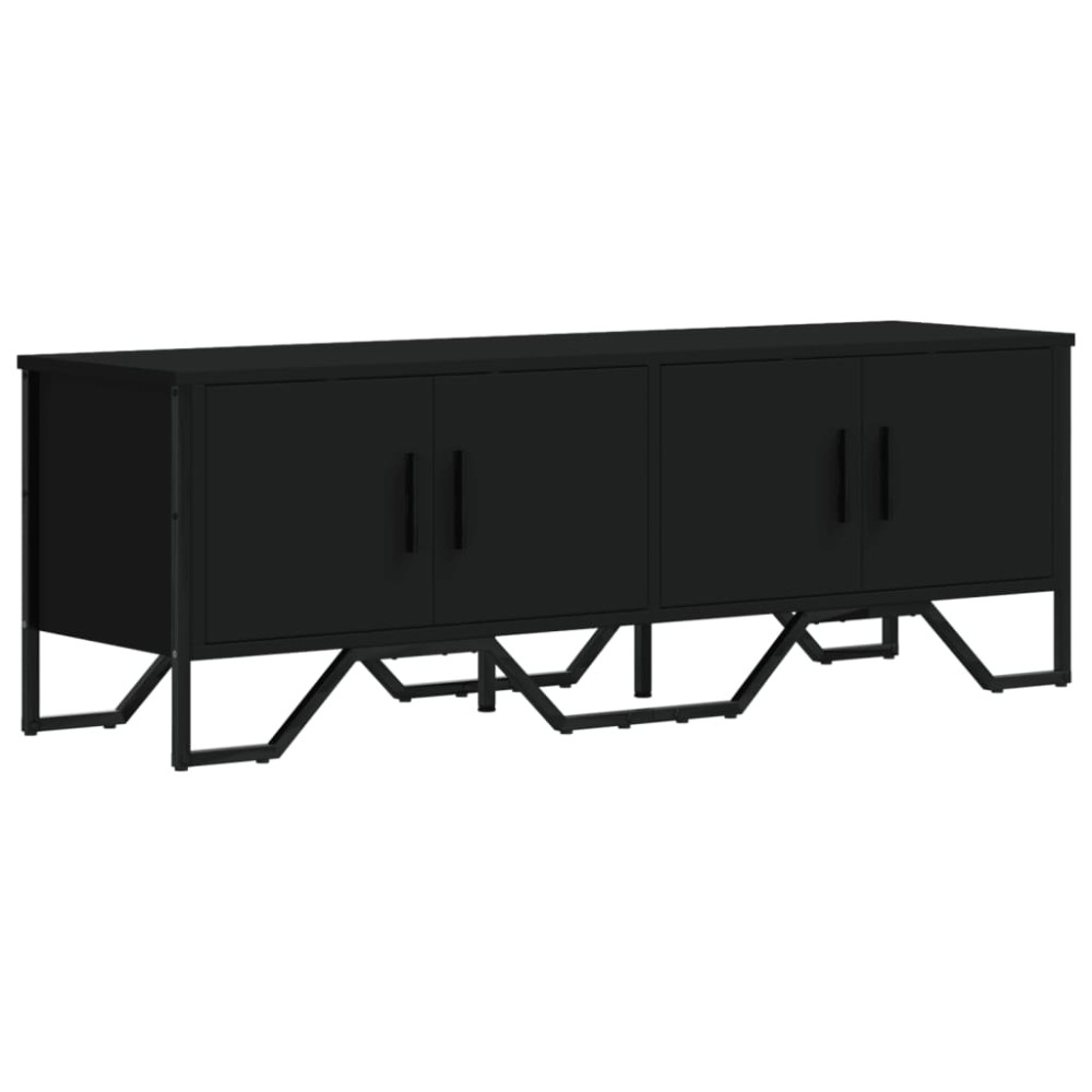 vidaXL Dulap TV, negru, 122x34x41 cm, lemn prelucrat