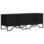 vidaXL Dulap TV, negru, 122x34x41 cm, lemn prelucrat