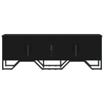 vidaXL Dulap TV, negru, 122x34x41 cm, lemn prelucrat