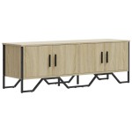 vidaXL Dulap TV, stejar sonoma, 122x34x41 cm, lemn prelucrat vidaXL Dulap TV, stejar sonoma, 122x34x41 cm, lemn prelucrat