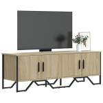 vidaXL Dulap TV, stejar sonoma, 122x34x41 cm, lemn prelucrat vidaXL Dulap TV, stejar sonoma, 122x34x41 cm, lemn prelucrat