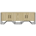 vidaXL Dulap TV, stejar sonoma, 122x34x41 cm, lemn prelucrat vidaXL Dulap TV, stejar sonoma, 122x34x41 cm, lemn prelucrat